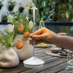 Pina Akku-/Tischlampe, weiß