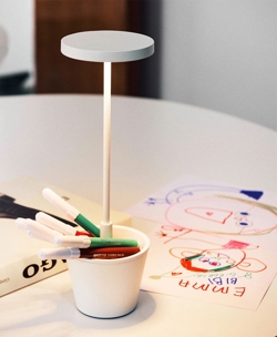 Poldina Reverso Akku-/Tischleuchte, weiß