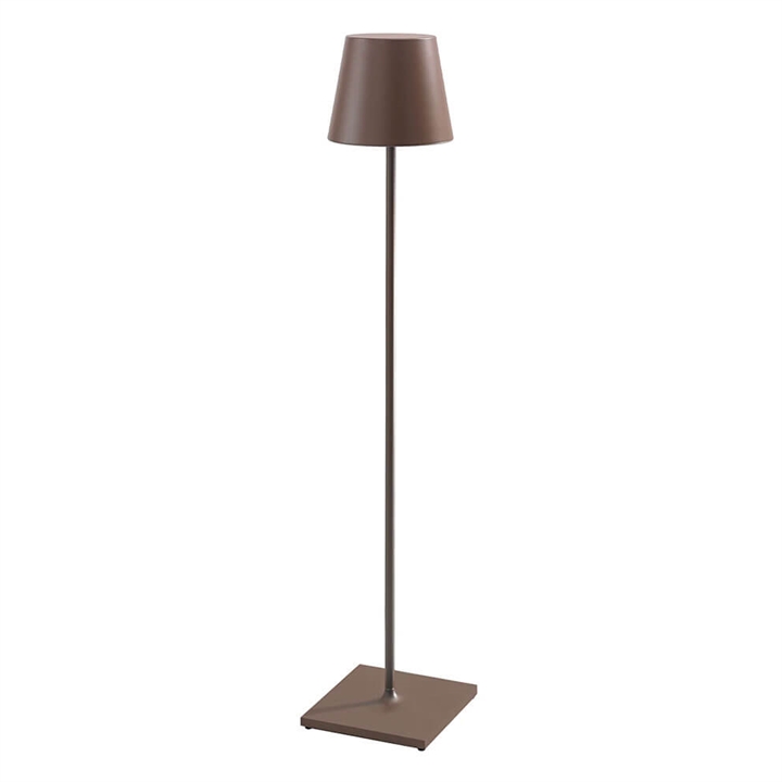 Poldina XXL Akku-/Stehlampe, Corten
