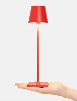 Poldina micro Akkuleuchte in rot