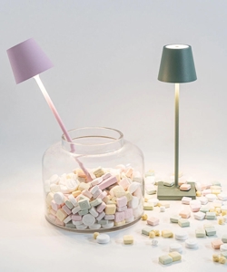 Poldina micro in Pink und Salbeigrün