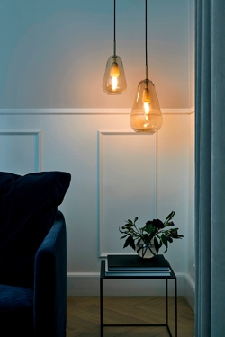 Anoli 1 Pendelleuchte klein, nordic gold/gold