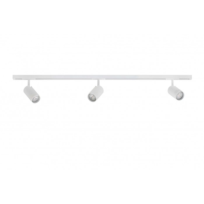 DESIGNLINE Schienenset 1,9 Meter m/3 Tube Spots, weiß