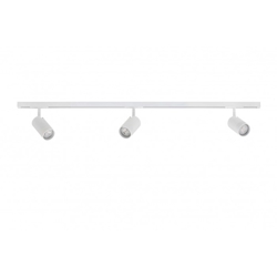 DESIGNLINE Schienenset 1 Meter m/3 Tube Spots, weiß