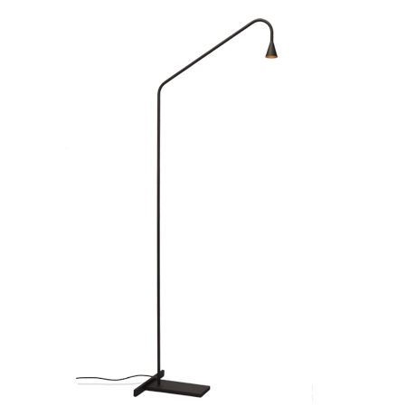 Austere Stehlampe, Gunmetal