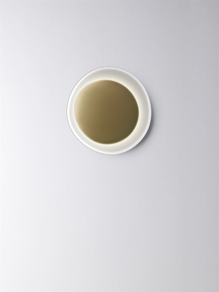 Bahia mini LED Wand-/Deckenleuchte, gold/weiß, dimmbar