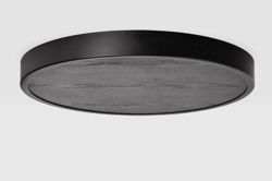 Tala Baldachin aus schwarzem Holz - für 3 Pendelleuchten