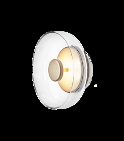Blossi Wandleuchte Ø23, nordic gold/klar