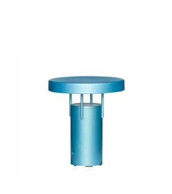 BringMe Portable Mini Tischlampe / Akkulampe, metallic turquoise