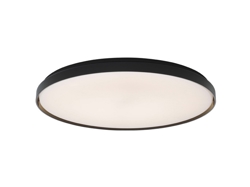 Dekorationsring für Clara Wand- und Deckenleuchte, Schwarz Rauch / Smoke