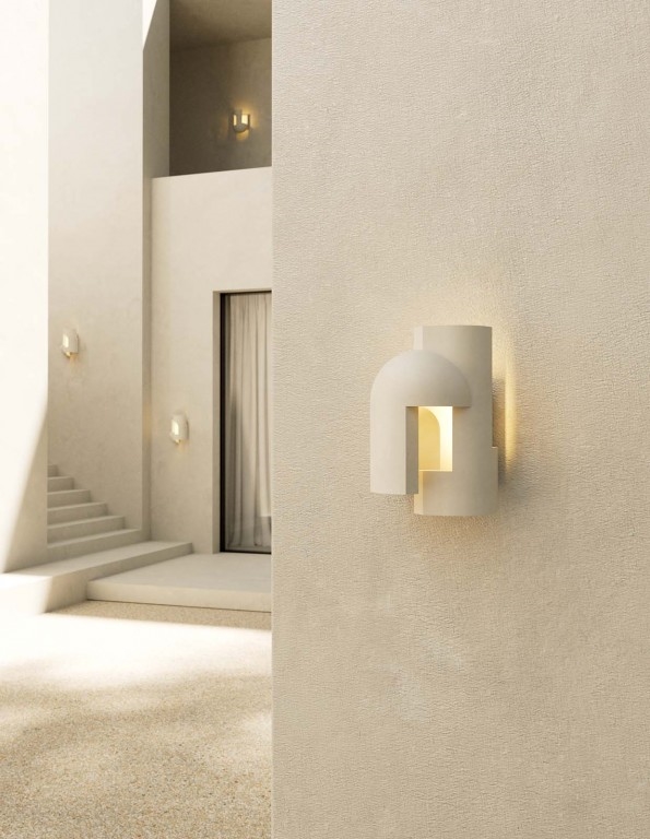 SOUL STORY 1 Außenwandleuchte, weiß