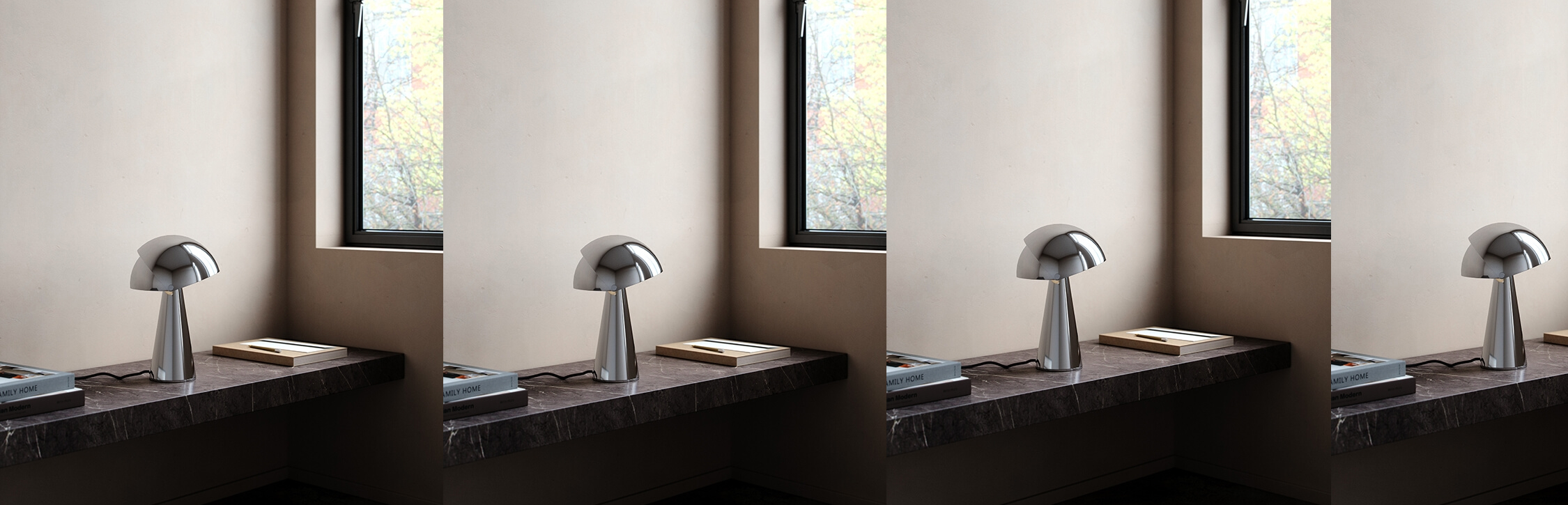 Einrichten mit Chromlampen - finden Sie sie bei Lamper-shop.de