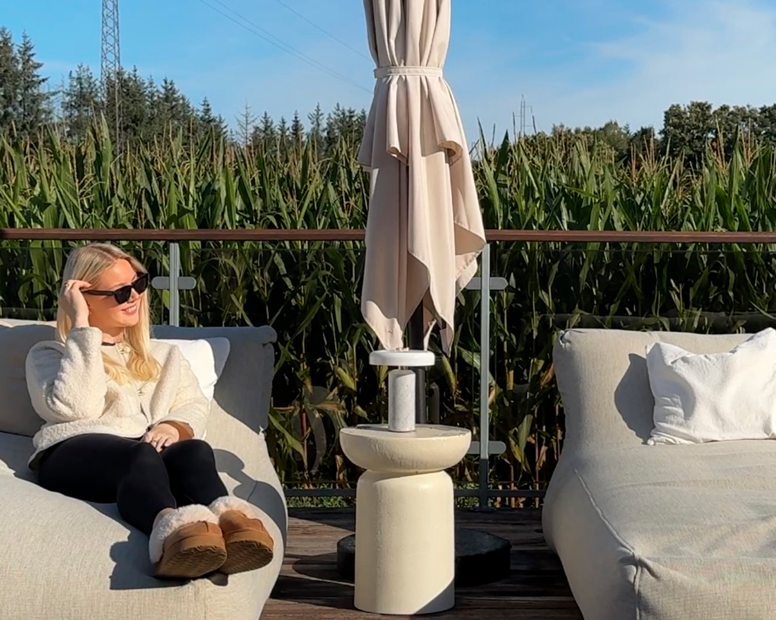 Design by us Trip Portable mit Silikonschirm | Kaufen Sie es bei Lamper-shop.de