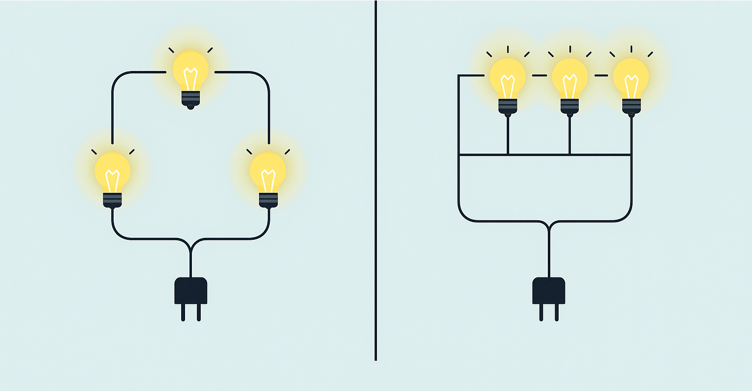 Können Lampen in Reihe geschaltet werden? | Mehr erfahren bei Lamper-shop.de