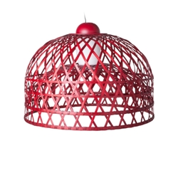 Emperor Pendelleuchte Large, rot