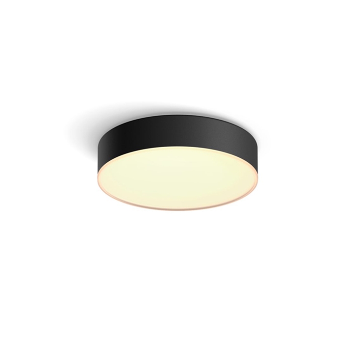Philips Hue Enrave White Ambiance Deckenleuchte small, schwarz