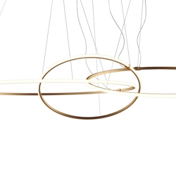 Olympic 3 Pendelleuchte 2700K, Bronze