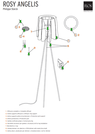 Ersatzteil: Rosy Angelis Innenschirm/Reflektor