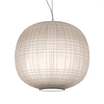 Tartan Sospensione / Pendelleuchte, weiß
