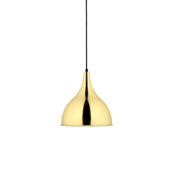 Silhuet Pendelleuchte P2, poliertes Messing