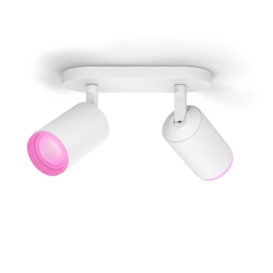 Philips Hue Fugato White and Color Ambiance Doppelspot, weiß