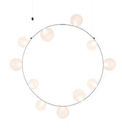 Hubble Bubble 11 Pendelleuchte, frosted