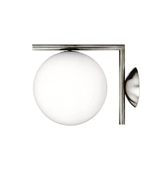 IC Light C/W1 Wand-/Deckenleuchte, Chrom