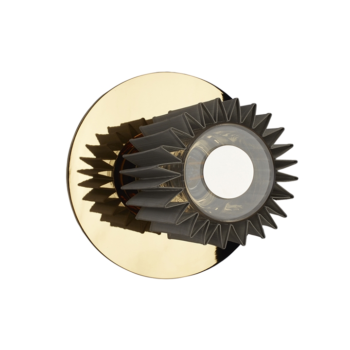 In The Sun 190 Wand-/Deckenleuchte, Gold/Silber