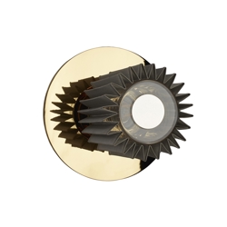 In The Sun 190 Wand-/Deckenleuchte, Gold/Silber