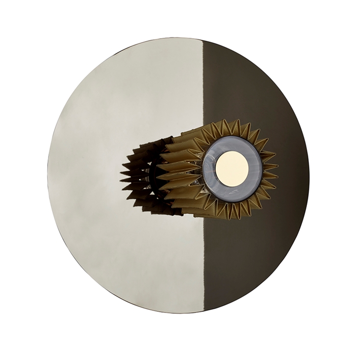 In The Sun 380 Wand-/Deckenleuchte, Silber/Gold