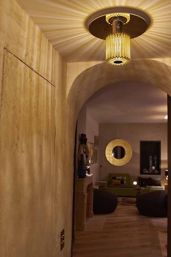 In The Sun 270 Wand-/Deckenleuchte, Gold