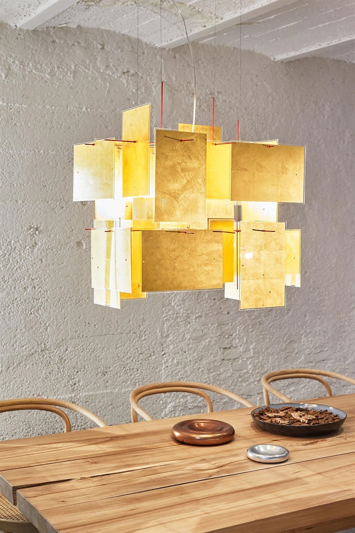 1000 Karat Blau Pendelleuchte (20 Blätter)