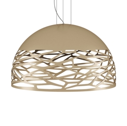 Kelly Large Dome Pendelleuchte, matt pearl