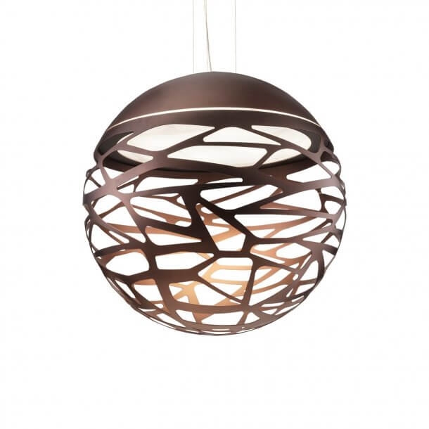 Kelly Large Sphere SO4 Pendelleuchte, kupferfarbene Bronze
