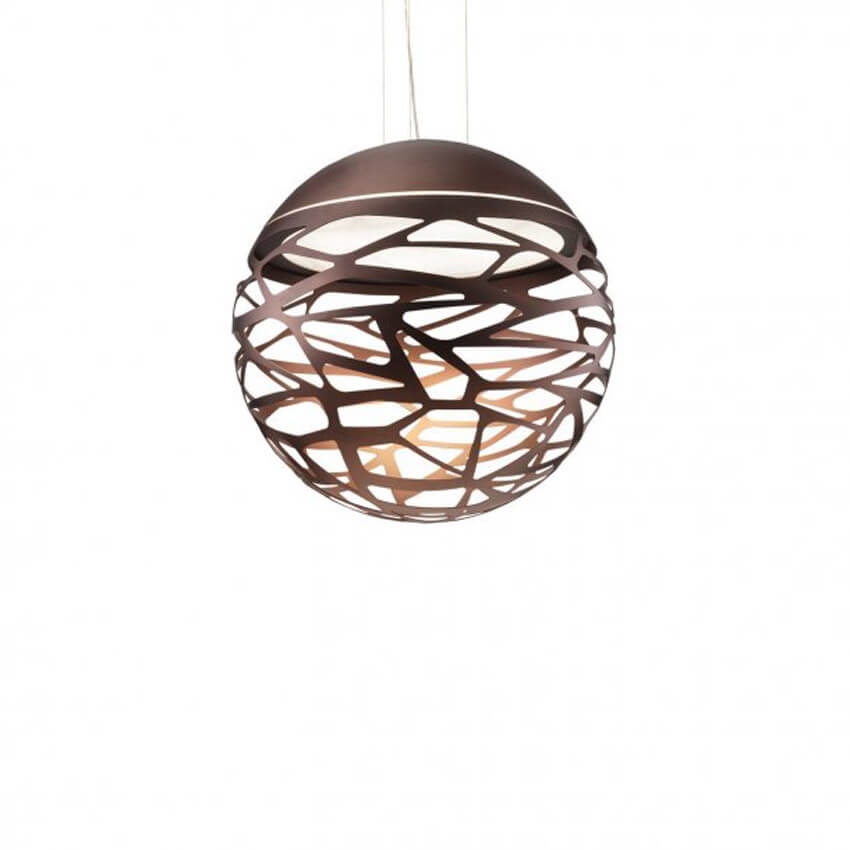 Kelly Medium Sphere SO3 Pendelleuchte, kupferfarbene Bronze