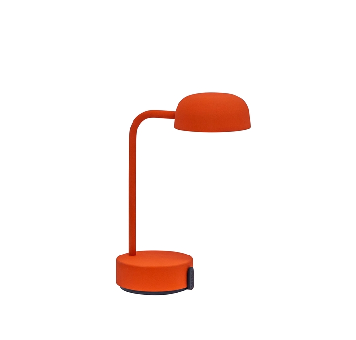 Fokus Tischlampe / Batterielampe, orange