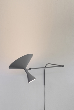 Lampe de Marseille Wandleuchte, grau