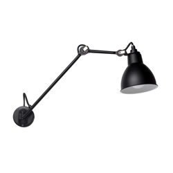 Lampe Gras No 122 Badezimmer Wandleuchte, schwarz