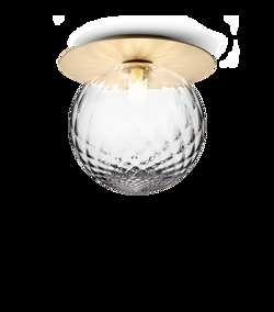 Liila 1 large Wand-/Deckenleuchte IP44, nordic gold/klar