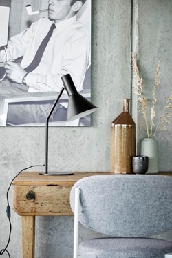 LYSS Tischleuchte, matt schwarz