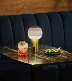 Dipping Light Batterielampe, Off white