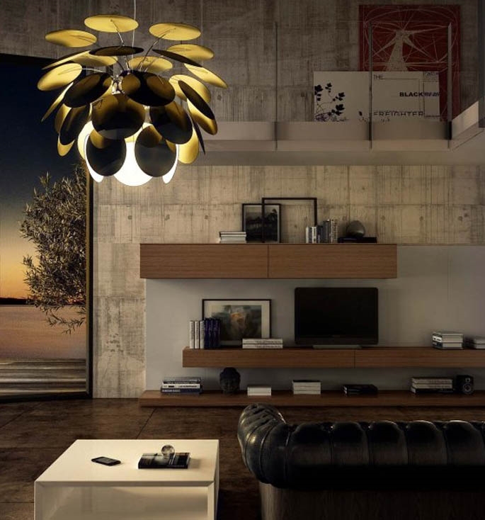 Discoco Medium, Ø53 schwarz/gold