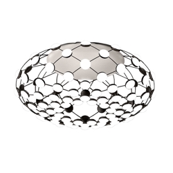 Mesh Deckenleuchte Ø72, schwarz