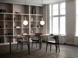 Miira 1 Large Pendelleuchte, Messing/Opal