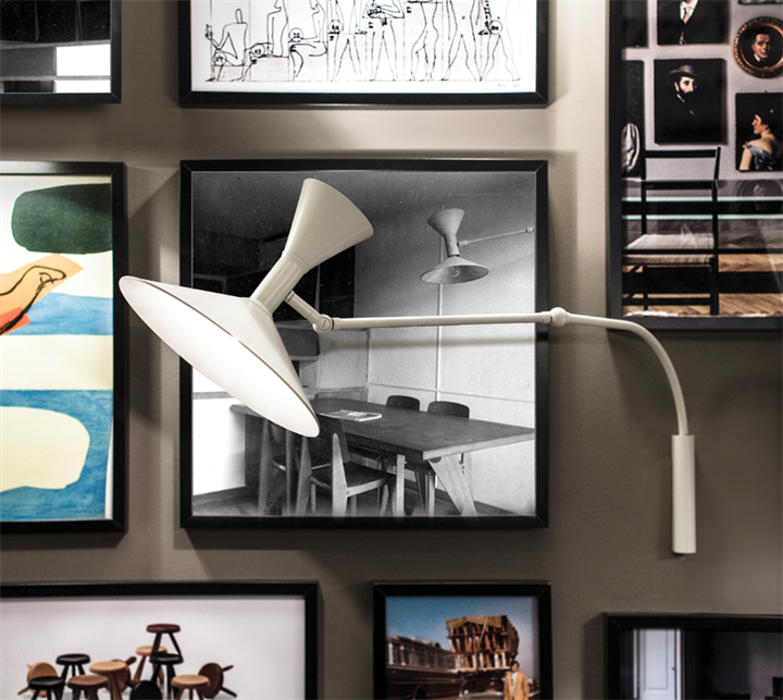 Mini Lampe de Marseille Wandleuchte, weiß