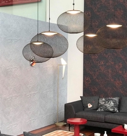 NR2 Pendelleuchte, schwarz