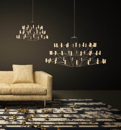 Coppelia Kronleuchter, Chrom