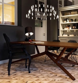 Coppelia Kronleuchter, schwarz