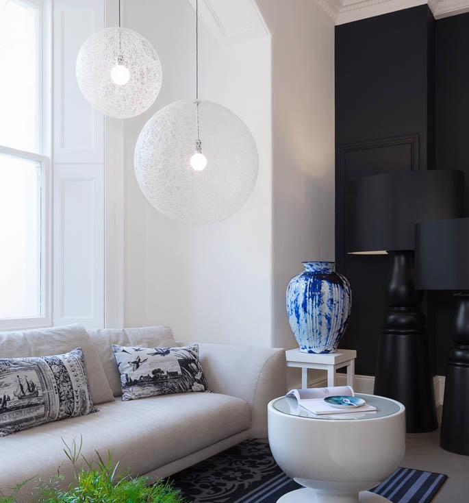 Random Light II Pendelleuchte medium, weiß