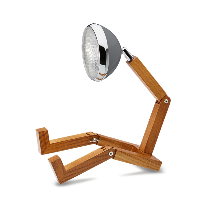 Mr. Wattson Tischlampe, Intense Grau